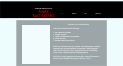 Desktop Screenshot of mathabane.com