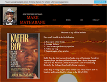 Tablet Screenshot of mathabane.com